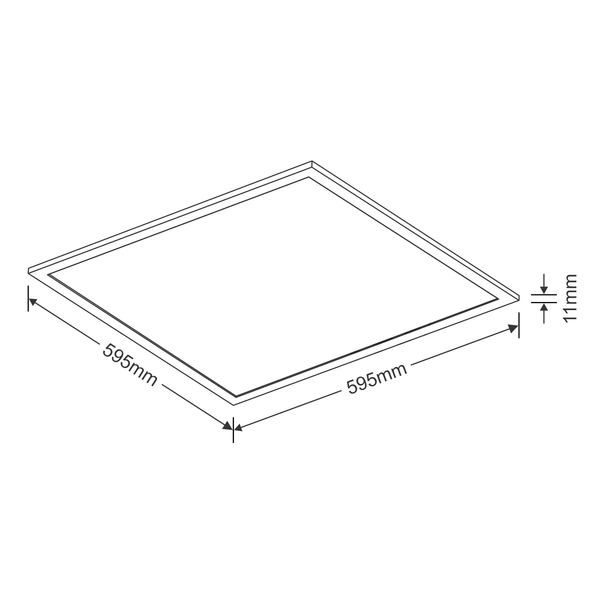 Piano 66 PM Recessed Ceiling Luminaires Dlux Square/Rectangular Recess Ceiling